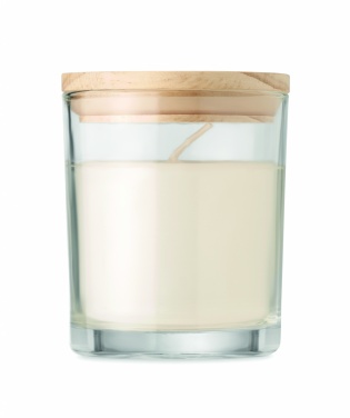 Logo trade promotional items image of: Vanilla fragranced candle