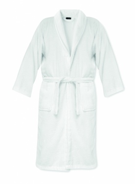 Logo trade corporate gifts picture of: Bathrobe organic cotton XL/XXL