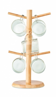 Logo trade promotional products picture of: Bamboo cup set holder