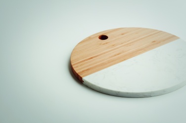 Logo trade promotional merchandise picture of: Marble/ bamboo serving board