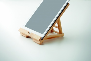 Logo trade promotional items image of: Bamboo tablet stand TUANUI