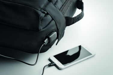 Logo trade promotional gift photo of: Laptop backpack in 300D RPET