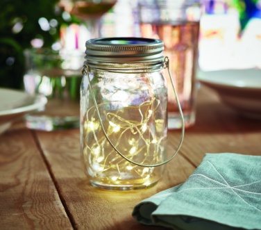 Logotrade advertising product picture of: Solar mason jar outdoor lamp