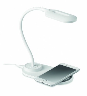 Logo trade promotional product photo of: Desktop light and charger 10W