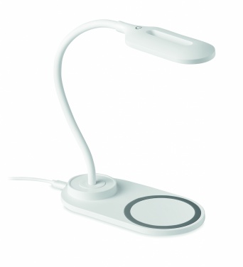 Logo trade corporate gifts image of: Desktop light and charger 10W