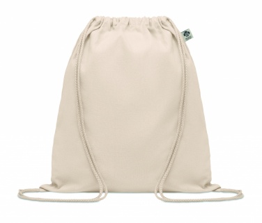 Logotrade promotional item image of: Organic cotton drawstring bag