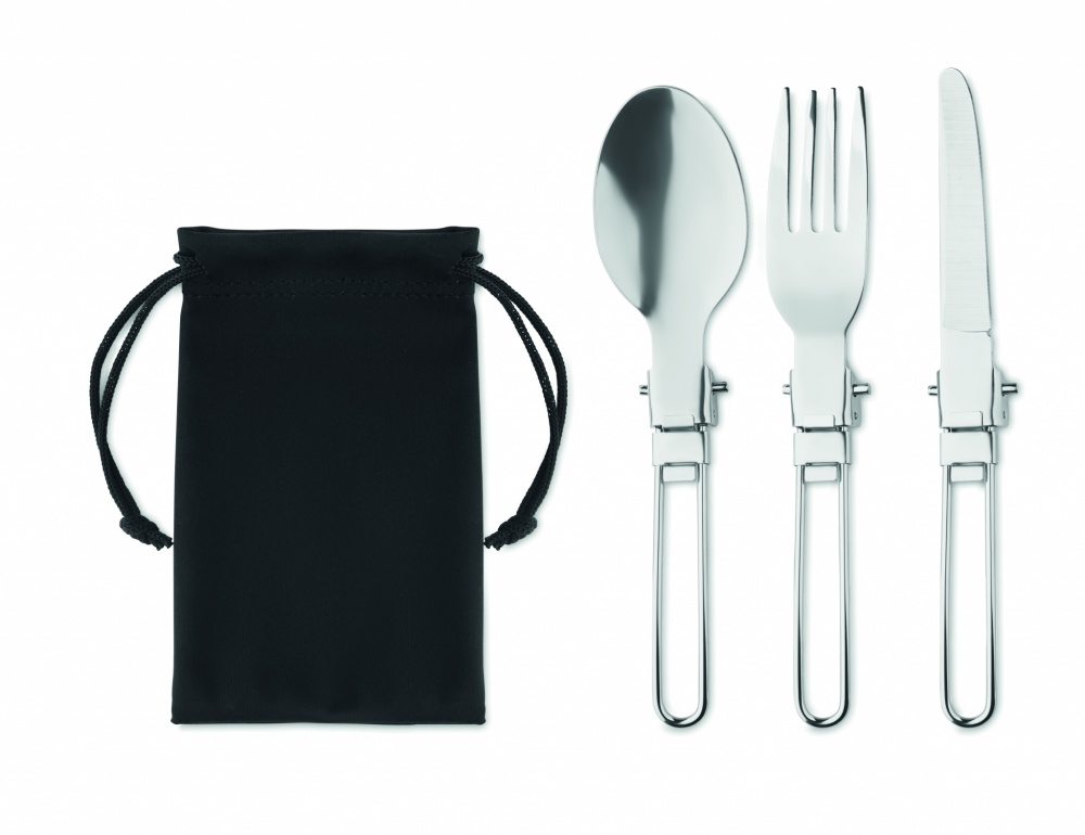 Logotrade promotional giveaways photo of: 3-piece camping cutlery set