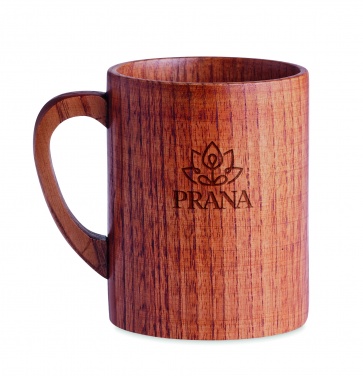 Logo trade promotional product photo of: Oak wooden mug 280 ml