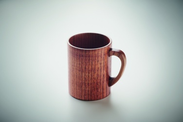 Logo trade corporate gift photo of: Oak wooden mug 280 ml