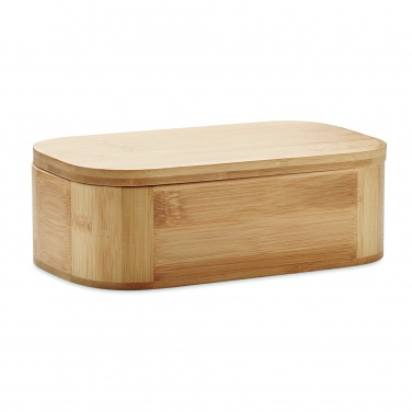 Logo trade promotional items image of: Bamboo lunch box 1000ml LADEN LARGE