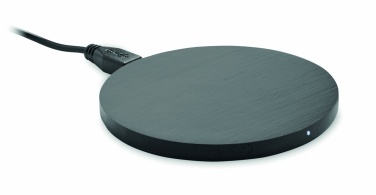 Logotrade corporate gift image of: Wireless charger bamboo 10W RUNDO +