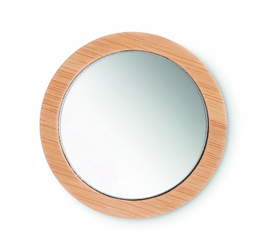 Logotrade corporate gift picture of: Bamboo make-up mirror