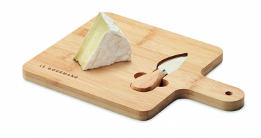 Logotrade promotional items photo of: Cheese board set in bamboo Bremen