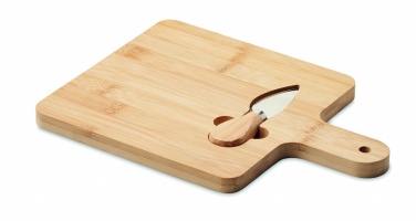 Logotrade advertising products photo of: Cheese board set in bamboo Bremen