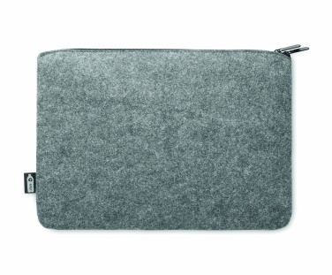 Logotrade promotional merchandise picture of: RPET felt zipped laptop bag