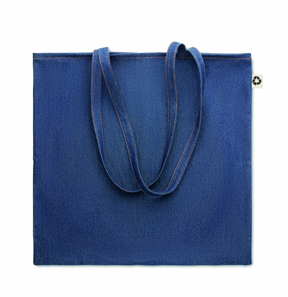 Logotrade promotional item image of: Recycled denim shopping bag