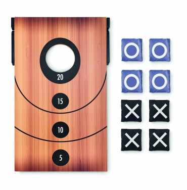 Logo trade promotional gift photo of: Double sided MDF game set