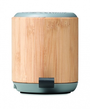 Logo trade advertising products image of: 5.3 wireless bamboo speaker