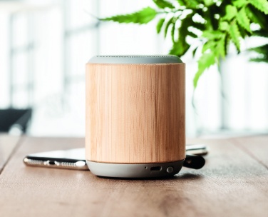 Logo trade advertising product photo of: 5.3 wireless bamboo speaker