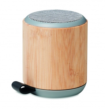 Logo trade promotional products image of: 5.3 wireless bamboo speaker