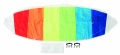 Rainbow design kite in pouch, Multicolour