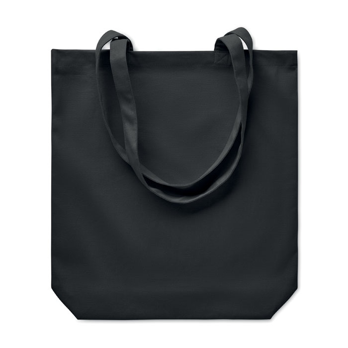 Logo trade promotional giveaways image of: 270 gr/m² Canvas shopping bag