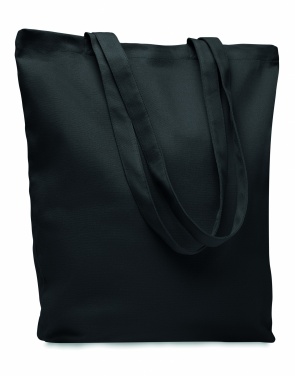 Logo trade promotional giveaways picture of: 270 gr/m² Canvas shopping bag