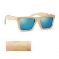 Sunglasses and case in bamboo KEILA, Wood