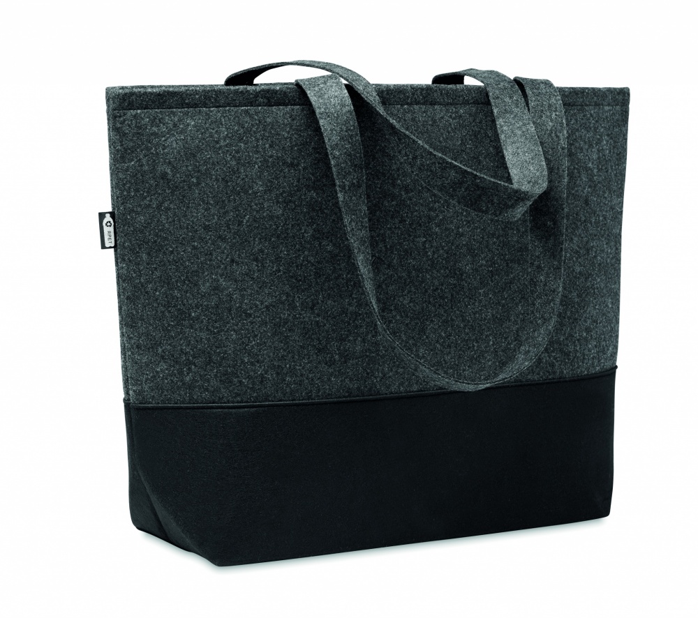 Logotrade corporate gift image of: RPET felt shopping bag