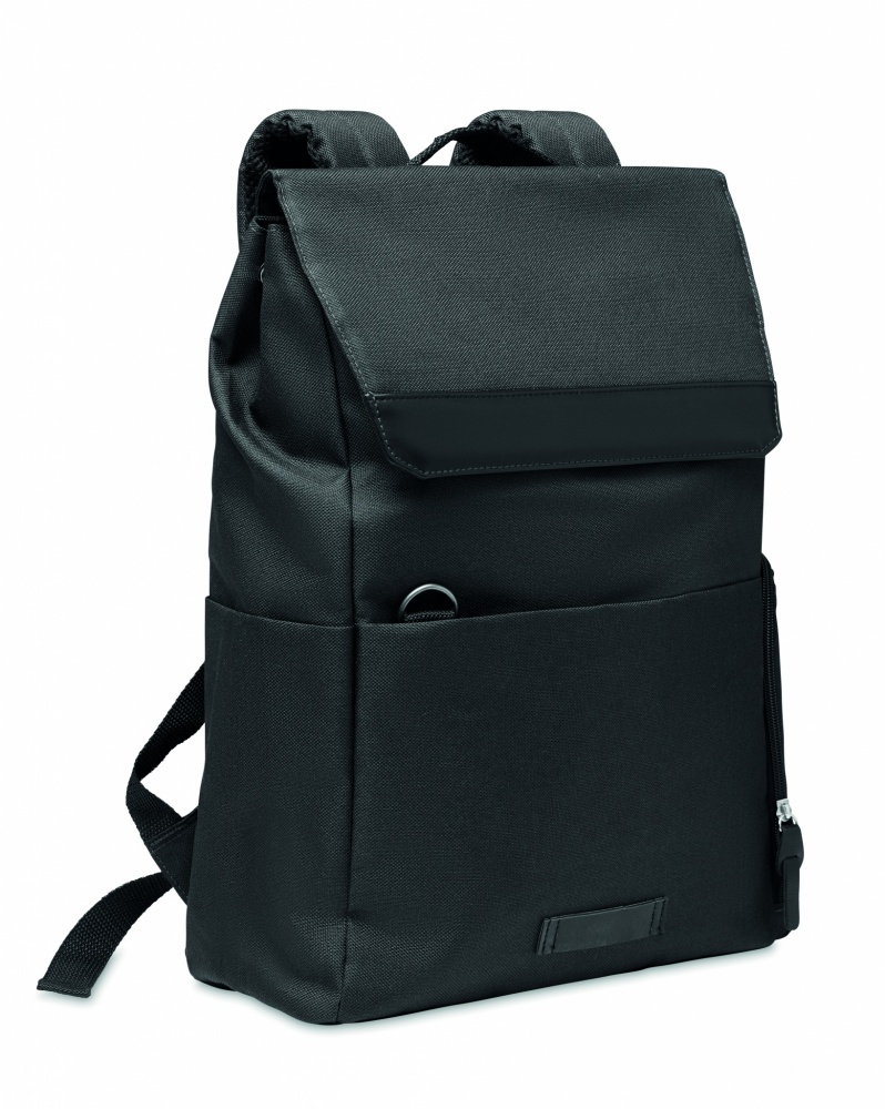 Logotrade promotional merchandise image of: 600D RPET laptop backpack