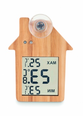 Logo trade corporate gifts picture of: Bamboo weather station HISA