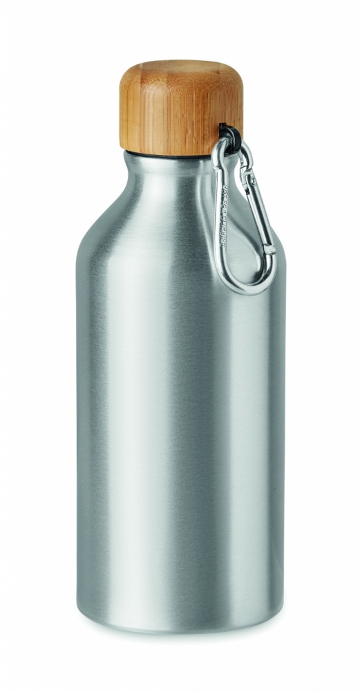 Logo trade promotional giveaways picture of: Aluminium bottle 400 ml