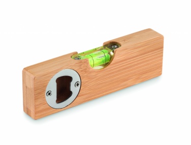 Logo trade promotional items image of: Spirit level and bottle opener