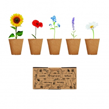 Logo trade promotional merchandise photo of: Flowers growing kit