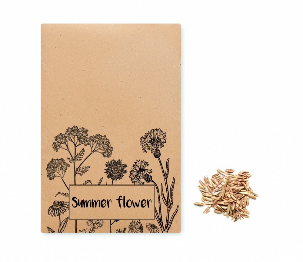 Logo trade promotional gift photo of: Flowers mix seeds in envelope