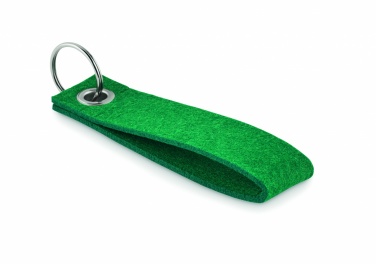 Logotrade promotional giveaway image of: RPET felt key ring Hämeenlinna