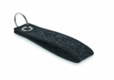 Logotrade promotional items photo of: RPET felt key ring Hämeenlinna