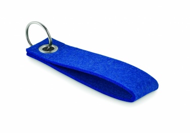 Logotrade promotional merchandise picture of: RPET felt key ring Hämeenlinna