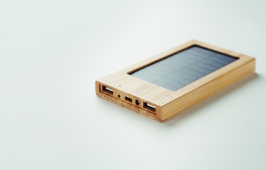 Logo trade corporate gifts picture of: Solar power bank 4000 mAh