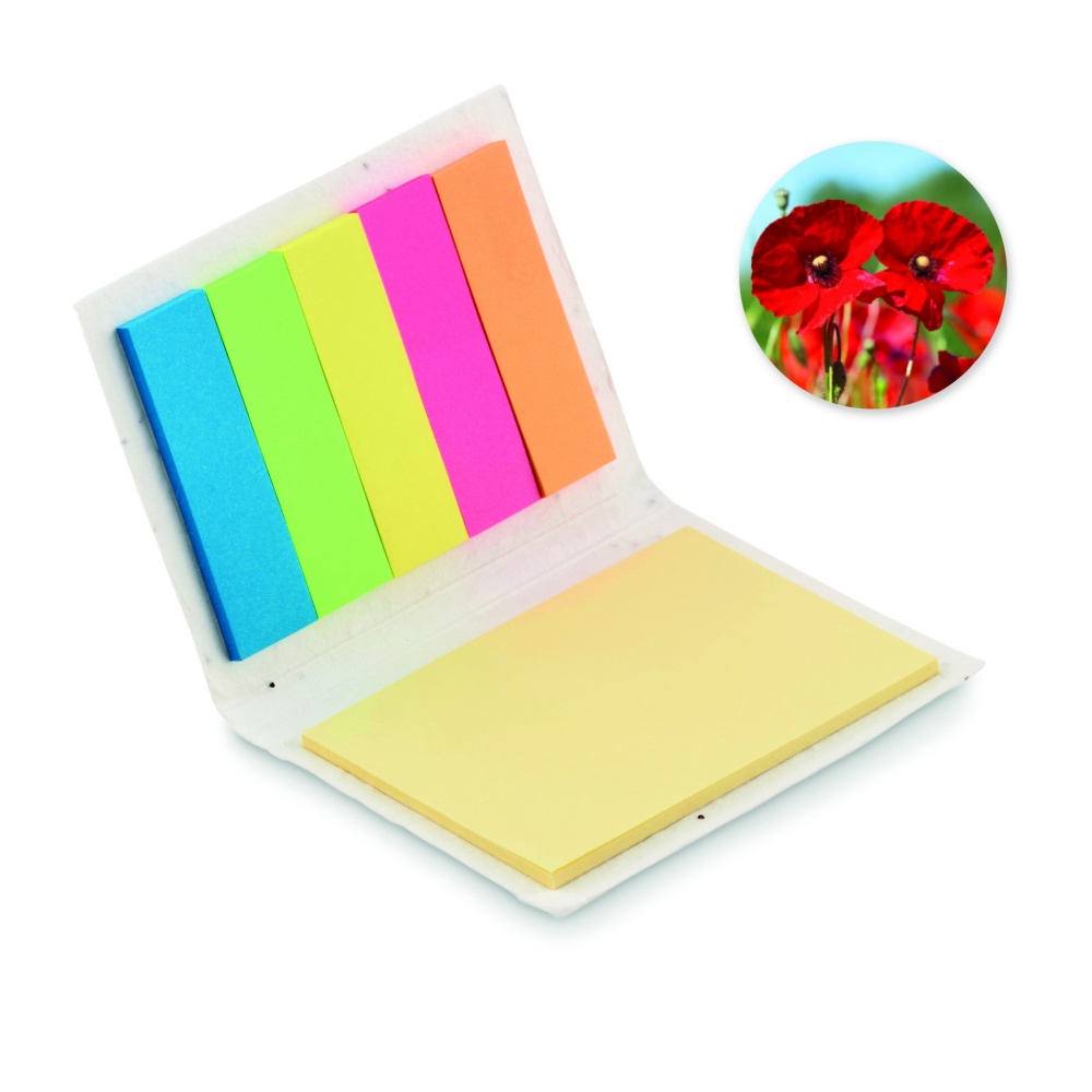 Logo trade promotional items picture of: Seed paper sticky note pad