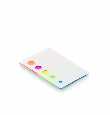 Logo trade promotional merchandise picture of: Seed paper page markers pad