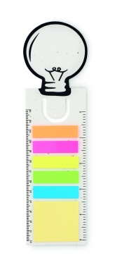 Logo trade promotional giveaways picture of: Seed paper bookmark w/memo pad