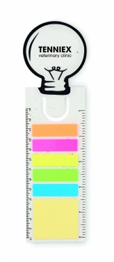 Logo trade promotional items image of: Seed paper bookmark w/memo pad