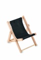 Deckchair-shaped phone stand, Black