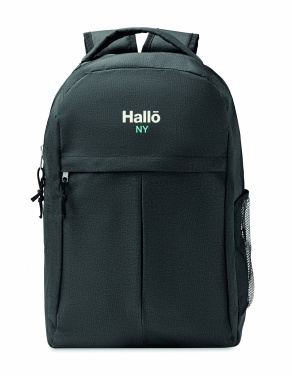 Logo trade promotional merchandise image of: 600D RPET 2 tone backpack