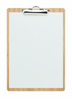 Logotrade promotional merchandise picture of: A4 bamboo clipboard