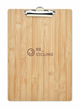 Logotrade promotional giveaway image of: A4 bamboo clipboard