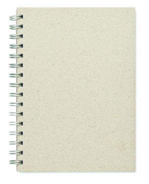 Logotrade promotional product picture of: A5 grass notebook 80 lined