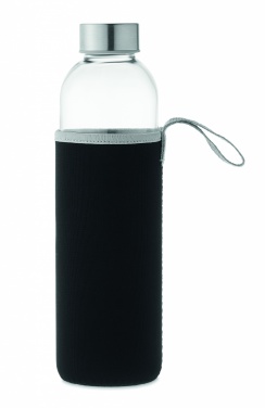 Logotrade corporate gift image of: Glass bottle in pouch 750ml