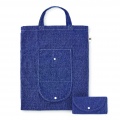 Foldable shopper bag 140 gr/m², Blue